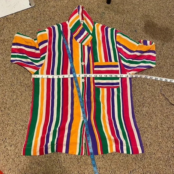 Vintage Intuitions Buttons down Blouse Women Size 8 - Picture 3 of 7